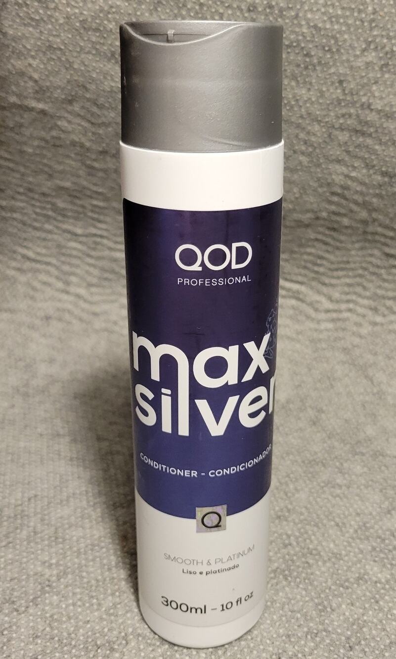 QoD Professional Max Silver Conditioner 300ml 10 fl oz Blonde Streaked Gray Hair